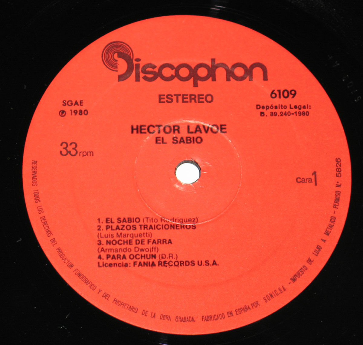 High Resolution # Photo HECTOR LAVOE El Sabio 